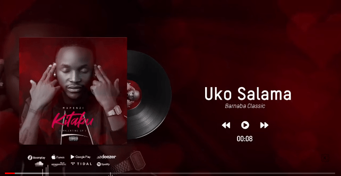 Audio | Barnaba - Uko Salama ( Mapenzi Kitabu EP) | download